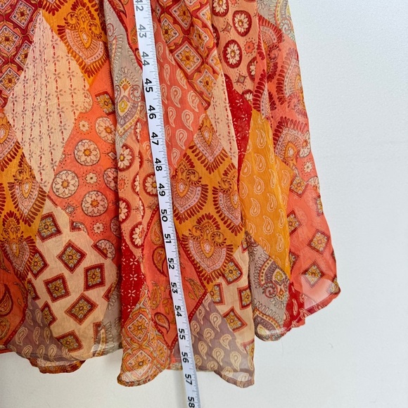 Soft Surroundings Vanessa Maxi Dress Kaftan Small Boho Summer Casual Embellished - Picture 11 of 12